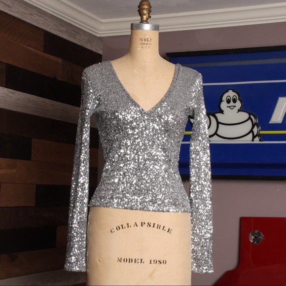 ZARA - Sparkle Fit Top - Picture 2 of 3
